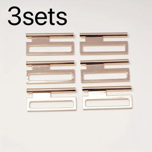 TEMU 3 세트의 우아한 주석 합금 사각 버클 - 여성 패션 액세서리, 백팩, 애완동물 목줄, DIY 허리 벨트에 이상적 - 가방, 코트, 스커트 등 다양한 용도로 사용할 수 있는 다용도 골드 톤 버클 - 패션 액세서리|슬기로운 버클 디자인| 내구성 있는 주석 합금