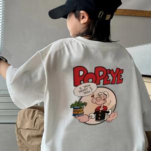 TEMU 2025년 어린이 캐주얼 티셔츠 - 