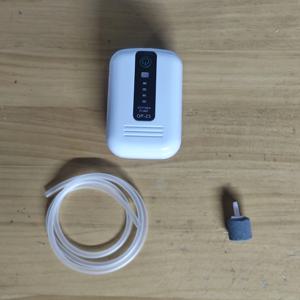 TEMU USB 충전식 수족관 공기 펌프, 가정용, 야외 낚시 및 비상사태용 휴대용 배터리 전원 산소 생성기 - 조용하고 고산소 밀도에 초점을 맞춘 컴팩트한 디자인, 40시간 작동, 수족관 펌프, 가정용 비상 전원, 현대적인 미적 감각, 내구성 있는 구조