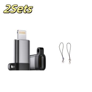 TEMU 아이폰용 애플 충전 케이블 어댑터 Type-C to Lightning 데이터 변환 헤드