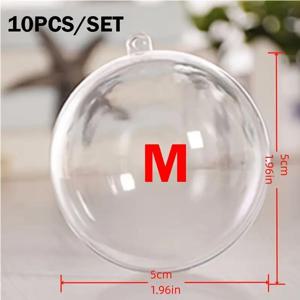 TEMU 투명 채우기 장식용 볼 - 고투명도, 내구성 있는 디자인 | 크리스마스트리·파티룸·웨딩홀을 위한 완벽한 선택! | 가족모임/휴일준비물로 추천! 현대적인 미니멀