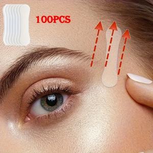 TEMU 100 Invisible Facial Lift Tape - 순간적인 V자형 턱선 & 볼살 리프트 패드, 더블 턱선 디자인, 비자극성 라이트 베이지緊實 & 콘투어링, 얼굴 리프팅 , 에르고노믹 뷰티 툴, 안전한 라이트 베이지 케어