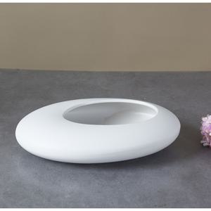 TEMU 1개 모던 오벌 세라믹 화분 - 홈, 오피스, 파티오용 우아한 실내/외부 식물 화분 - 디자인의 내구성 있는 플랜터, 다육식물 및 난초 호환 가능 - 현대적인 인테리어 장식용 실내 화분