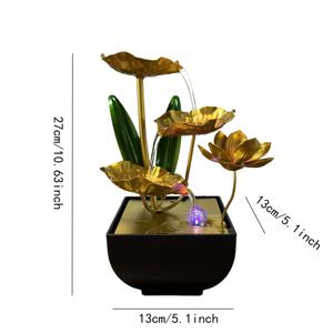 TEMU 1pc 데스크탑 분수, 데스크탑 걸이용 냄비 물 흐르는 장식, 가정 장식 진정한 소리 기계 자동 펌프, 깊은 바구니와 자연 강암, 실내 선 안정, 카페, 차집, 사무실, 입구, 거실 또는 침실에 적합, 방 장식, 높이 10, 63인치