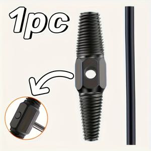 TEMU 헤비듀티 수동 파이프 커터 & 스레드 추출기 - 역스레드 디자인의 듀얼 헤드 배관 도구, 전원 불필요 - 4mm/6mm 파이프 호환 가능 - 가정용, 산업용, HVAC, 자동차용 - 내구성 강한 금속 구조, 컴팩트 디자인, 견고한 제작, DIY 애호가를 위한 제품