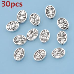 TEMU 60개/30개 양면 십자 패턴 스페이서 비즈 10mm 타원형 루스 스페이서 비즈 백 직구 루스 비즈 장식 비즈 수직 구멍 스트링 비즈 입체 패턴 피어싱 라운드 비즈 스루 홀 루스 비즈 주얼리 DIY 팔찌 목걸이 발찌, 귀걸이 헤어 액세서리 펜던트 폰 체인 키체인, 의류 액세서리 공예 장식 액세서리 제작 재료|피어싱