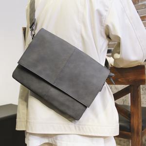 TEMU 1개 남성용 패션 숄더백, 초박형 문서 가방, 캐주얼 대용량 봉투 가방