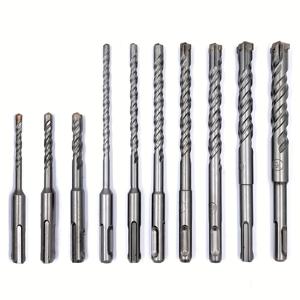 TEMU 10개입 초경 팁 Sds-Plus 로터리 해머 드릴 비트 세트 선물, 콘크리트, 벽돌, 블록, 석재, 석조용