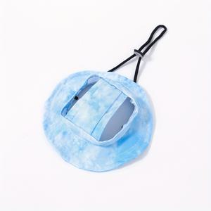 TEMU 1개 통기성 좋은 & 편안한 소형 개 & 고양이용 햇빛 모자 - UV 보호, 조절 가능한 스트랩, 가벼운 폴리에스터, 야외 활동에 적합한 파란색, 녹색, 보라색, 애완동물 햇빛 보호|캐주얼 애완동물 의류|기능적인 애완동물 의상