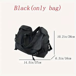 TEMU 1개 남성용 크로스바디 백, 캔버스 패션 캐주얼 캔버스 백, 소형 크로스바디 백|남자가방|에코백