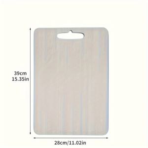 TEMU 1개 스테인리스 스틸 양면 컷팅 보드 - 고기, 과일, 채소, 빵 베이킹용 이중 메탈 도마, 편안한 그립 주방 도구