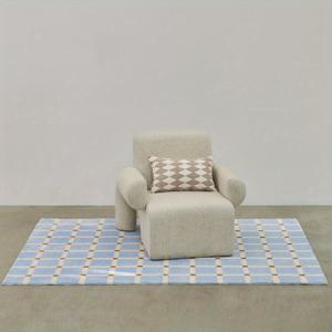 TEMU 모던 라이트 럭셔리 거실 소파 장식 매트, 모조 캐시미어 소재 침실 매트, 고급 식탁 매트, 욕실 미끄럼 방지 세척 가능한 매트|사이드테이블