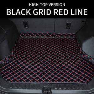 TEMU Chery Tiger 5X (2018-2024)용 럭셔리 PU 가죽 트렁크 매트 - 퀼트 디자인, 완전한 날씨 보호, 쉬운 청소, 내구성 있는 바닥 라이너, 블랙, 레드, 화이트, 브라운 색상 가능