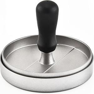 TEMU 1pc 비착성 버거 프레스 - 연금강 고기 패티 메이커 그릴, 바베큐, 가정 요리용 - 소고기, 치즈, 채소 버거에 적합 - 크리스마스, 할로윈, 데이, 부활절, 어머니의 날에 이상적