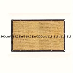 TEMU 1개 수영장 그늘막 자외선 차단망 - 전문가용 방수 및 UV 차단 소재, 빛 필터링, 간편한 설치/제거, 내구성 좋은 고밀도 폴리에틸렌 메시 (수영장 옆, 뒤뜰용) - 수영장에 적합