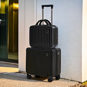 TEMU 18인치 경량 캐리온 여행 가방, TSA 잠금장치 및 접이식 핸들 포함 - 노랑/분홍색 그라데이션, 녹색/노랑 색상의 내구성 있는 ABS+PC 소재, 여행용 완벽한 가방, 안전한 여행 장비, 매끄러운 롤링 휠