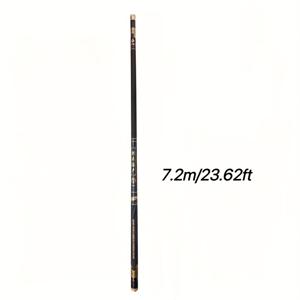 TEMU 새로운 28 키 카본 핸드 로드 짧은 섹션 수축 낚시대 경량 하드 낚시대 3.6m/11.81ft-7.2m/23.62ft 낚시대 짧은 섹션 휴대용 허리 강력|낚시대