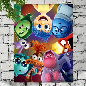 TEMU 디즈니 인사이드 아웃 테마 대형 5D DIY 페인팅 키트 (액자 없음, 카툰 디자인, 다양한 사이즈) – 홈 데코, 침실 & 거실 벽 장식용, 가족과 친구를 위한 컬렉터 선물, 할로윈/크리스마스/생일 선물, 파티 용품 또는 커플 선물 추천|보석십자수