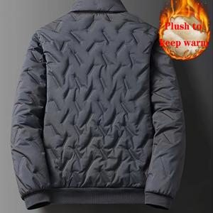 TEMU 남성용 헤비듀티 보온형 풀지퍼 겨울코트 - Oversized Cold Weather Jaet, 전면 플루얼라이즈드, 후디가 있는 풀지퍼 디자인, 세탁기 사용 가능한 쉘 & 이너웨어로 스키, 하이킹, 야외활동에 적합 - L 사이즈 (빅&톨) 제공 - 베이지/블랙 색상옵션, 등산복, 스키기어, 캐주얼아우터워러, 따뜻한 안감, 내구성 있는 원단|빅사이즈