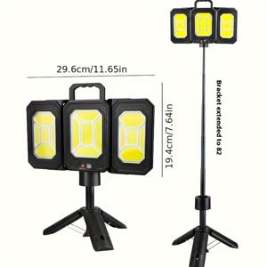 TEMU 방수 및 초고휘도, 5*2000mAh 장시간 배터리 수명, 접이식 스탠드 포함 파워뱅크. 캠핑등, 텐트등, 작업등으로 사용 가능. 크리스마스 선물, 낚시, 캠핑, 차고 작업, 대비용으로 적합|보조배터리|보조배터리20000