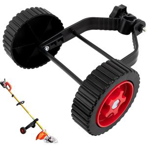 TEMU ETDEUH 스트링 트리머용 이동식 지지 휠 - 미끄럼방지 분리형, 노력절감형 고강도 플라스틱 수리부품 (대부분의 전동기와 호환), 경사면·잔디·가벼운 덤불에서 이삭기 및 깎기 작업에 적합
