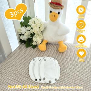 TEMU 2/3/5/8/10개 베이비 롬퍼 연장기, 기어다니기 옷 연장, 롬퍼 연장용 어린이 패드, 여아 의류 액세서리, 원활한 확장,경량 패딩,통기성 소재,롬퍼 익스텐더 패드,어린이용 익스텐더