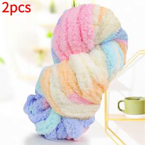 TEMU 500g/2 마카롱 컬러 니트, 그레이-화이트 멀티컬러 엑스트라 라지 쉐닐 실 – 고급스럽고 푹신하며 두껍고 부드러운! 핸드니트 담요, 오버사이즈 스카프, 펫 베드 및 홈 데코에 완벽, 캣 베드용 쉐닐 크로셰 실, 크로셰용 청키 니트 실, 엑스트라 헤비 & 소프트 플러시 실, 타이다이 혼합 컬러 쉐닐 실, 핸드니트/암니트 숄에 이상적|스카프|뜨개실