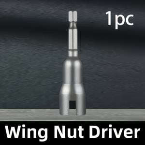 TEMU 1개 소켓 렌치, 헥스 소켓 캡 너트 (전동 공구, 일자 드라이버용)