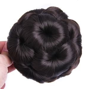 TEMU 우아한 빈티지 플로럴 빵 헤어 클립 (가발 포함), 여성용 플라스틱 단색 헤어 클로, 헤어 업두 액세서리, 볼륨감 있는 백 헤드 고정 도구, 14세 이상 권장 - 1개 팩