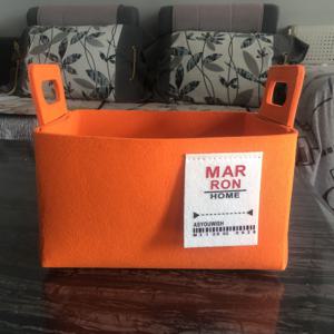 TEMU 1개 생동감 넘치는 접이식 펠트 보관 바구니 - 캔디 컬러 휴대용, 접을 수 있는 대형 캠핑, 침실, 거실, 사무실용 간식, 잡화 정리함, 홈 데코 스토리지, 가정 용품 정리함 이스터 데이 카네이션|캠핑용품|폴딩박스