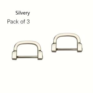 TEMU 내경 30mm인 3개의 액티브 스크류 D 버클, 1팩에 3개, 아연 합금 재질, 다양한 색상, 정교한 장인 정신, 가방용 하드웨어 액세서리, 액티브 스크류 D 버클, 아연 합금 가방 매달기 버클, 전구 버클, DIY 지갑 만들기