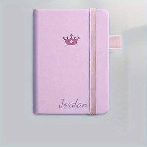 TEMU 주문 제작 A6/A7 저널 노트북 포켓 포함 - 1개 세트, 인조 가죽 개인화 일기, 방수 일반 노트패드, 학생, 생일, 선생님 선물, 사무실 및 일상 사용에 이상적