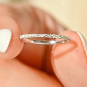 TEMU 여성용 저자극 큐빅 합성 지르코니아 반지 - 한국 스타일 웨딩 CZ 스톤, 민감한 베이지, 라운드 컷 약혼/기념일 주얼리 선물, 웨딩, 파티, 캐주얼 착용 (도금 없음, 사계절용)