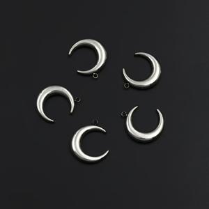 TEMU 스테인리스 스틸 문 펜던트 5개 세트, 솔리드 주얼리 DIY 액세서리, 어르신 선물, 라마단 선물