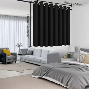 TEMU 커튼 패널 - 열성적, 햇빛 차단, 사생활 보호 드레스, 실내, 침실, 연구실용 그롬메트 탑 | 세련된 베이지, 남색, 블랙 옵션, 조명 필터링 커튼 | 중립적인 색상 팔레트 | 그롬메트 탑 커튼
