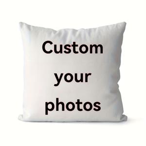 TEMU 맞춤형 개인화 사진 프린트 베개커버, 형제 베개커버, 침실, 거실용 맞춤형 베개, 선물, 베개, 가족 개인화 사진 쿠션, 나만의 사진 베개커버 만들기, 단면 프린트, 베개 삽입 없음