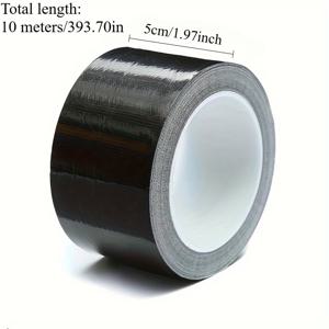 TEMU 1 롤 10m 무거운 슈퍼 스틱 클로스 덕 테이프 - 방수 산업 접착제, 카펫 바인딩, 바닥 보호, DIY 수리, 플라스틱 표면 호환, 바람/먼지/곤충 방지, 가정 및 야외 프로젝트용 다용도 사용, 가정용 덕 테이프, 다용도 테이프, 강력한 접착제, 먼지 방지 테이프