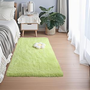 TEMU 1pc 초소형 마이크로파이버 양털 지역 매트 - 거실, 침실, 기숙사, 게임룸용 긴 풀 플러시 매트 - 빠른 흡수, 미끄럼 방지, 가벼움, 기계 세척 가능 - 요가, 피트니스, 캠핑 및 가정 장식에 이상적 - 거실용 러그|캠핑매트