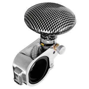 TEMU 간편 설치 접이식 스티어링 휠 부스터 노브, 우드 스티어링 휠 스피너 노브, 자동차 및 트럭용 범용 파워 핸들 스피너, 차량 제어 향상, 스티어링 휠 액세서리