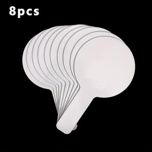 TEMU 6/8/10개 세트 데스크탑 지우개 가능한 답변판, 양면 재사용 가능한 쓰기 태블릿 핸들 포함, 홈용 다목적 화이트보드 및 낙서 메시지 보드, 교실, 가정 및 사무실에 적합