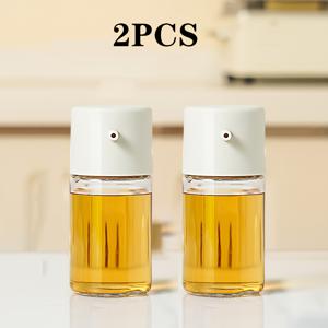 TEMU 1/2개 BPA 프리 고급 테이블탑 오일 디스펜서, 스타일리시 주방 간장 식초 양념병, 식품용 유리 가정용 크루엣