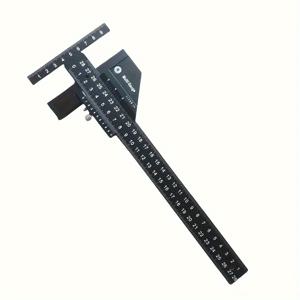 TEMU T-스퀘어 깊이 게이지 도구 - 정밀 알루미늄 합금 목공용 다기능 스크라이브, 마킹 자 및 측정자, 미터법/인치 측정