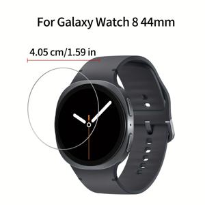 TEMU 3/4개, 삼성 울트라/워치 8 (44mm, 40mm, 47mm, 46mm)용 유리 스크린 보호필름 - 스크래치 방지, 방수, 매끄러운 표면, 워치 액세서리, 9H 강화유리 보호필름