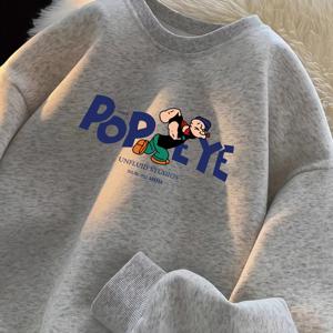 TEMU 2025년 신상 남아용 스타일리시 긴팔 크루넥 티셔츠, 