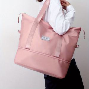 TEMU 새로운 여행용 백팩, 대용량, 다기능, 내구성 있는 폴리에스터, 슬링 백과 분리 가능한 트롤리 백 포함, 스포츠 및 여행용|슬링백