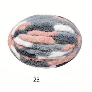 TEMU 두꺼운 셔닐 소시지 원사 직경 약 2cm, 250g의 1묶음, 2묶음/500g 팩, 각 묶음은 약 25미터 길이, 부드럽고 푹신한 느낌, 벨벳이 풍부하여 고양이 둥지, 개 둥지, 애완동물 둥지, 베개, 쿠션, 담요, 카펫, 크로스바디 가방, 인형, 애완용 장난감, 다양한 수제 DIY에 적합