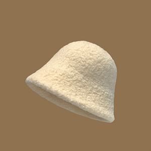 TEMU 우아한 여성용 단색 방풍 겨울 피셔맨 모자, 따뜻한 버킷 햇|벙거지모자