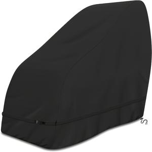 TEMU 헤비듀티 & 방진 마사지 의자 커버 - 초두께, 탄성 클로저, RealRelax, 대부분의 마사지 의자, 제로 & 홈시어터 의자 호환 - 헤비듀티 420D 옥스포드 원단 - 전천후 실내/외 사용 - 대부분의 브랜드에 적합 (블랙, 46x20x41 인치) - 스파, 거실, 파티오에 이상적 - 스크래치 & 먼지 방지 - 쉬운 세척 디자인