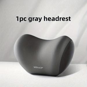 TEMU 에르고노믹 자동차 시트 쿠션 : 메모리 폼 헤드레스트, 요추 지지대, 어깨 베개로 향상된 편안함과 안전을 제공합니다.