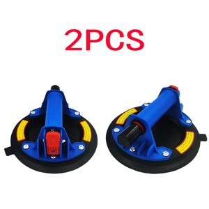 TEMU 1개/2개 Gzzhi 헤비듀티 8인치 산업용 흡입 컵 리프트 핸들 포함 - 220kg/485 lbs 적재 용량, 유리, 타일, 대리석, 곡면/평면 표면용 미끄럼 방지 잠금 장치 - 수동 진공 리모델링, 창문용